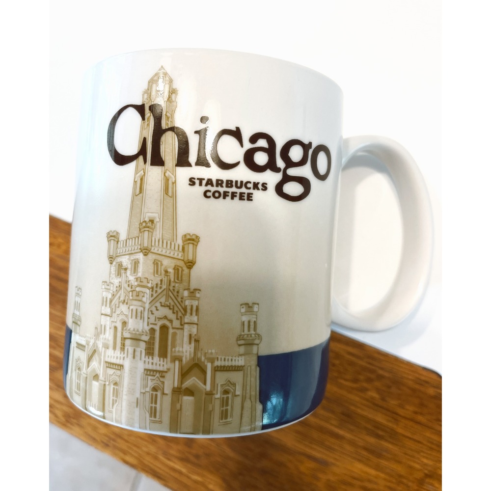 Starbucks Chicago Collector Series Coffee Mug 16oz 2009